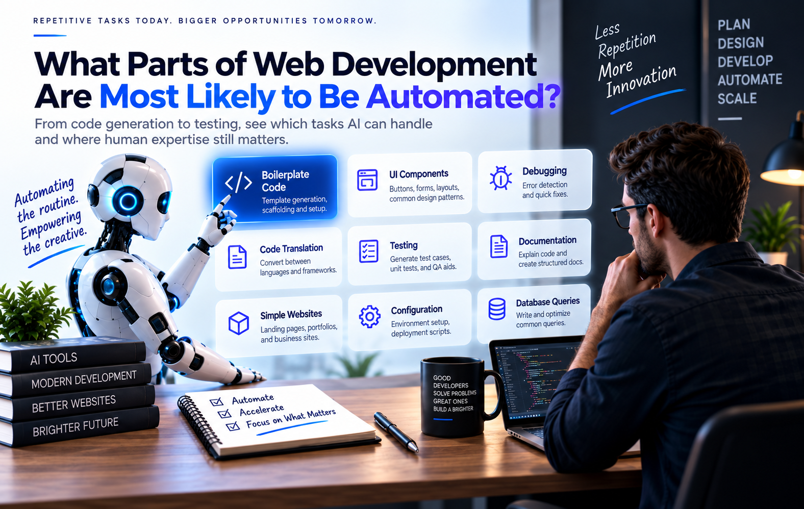 Infographic: What Parts of Web Development Are Most Likely to Be Automated by AI